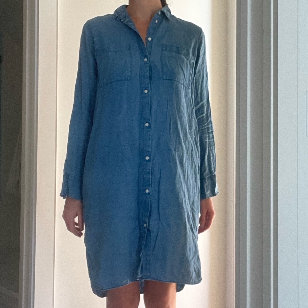 Everlane Linen Shirt Dress